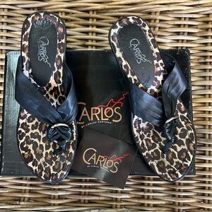 Mimosa Carlos Santana Heels black, size 7
